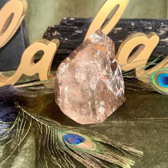 Premier Brazilian Rutilated Smokey Quartz Showpiece – 664 g, 4″ × 4″ - Picture 7 of 10